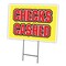 Signmission Checks Cashed Yard Sign & Stake outdoor plastic coroplast window, C-1216-DS-Checks Cashed C-1216-DS-Checks Cashed - alternate 1